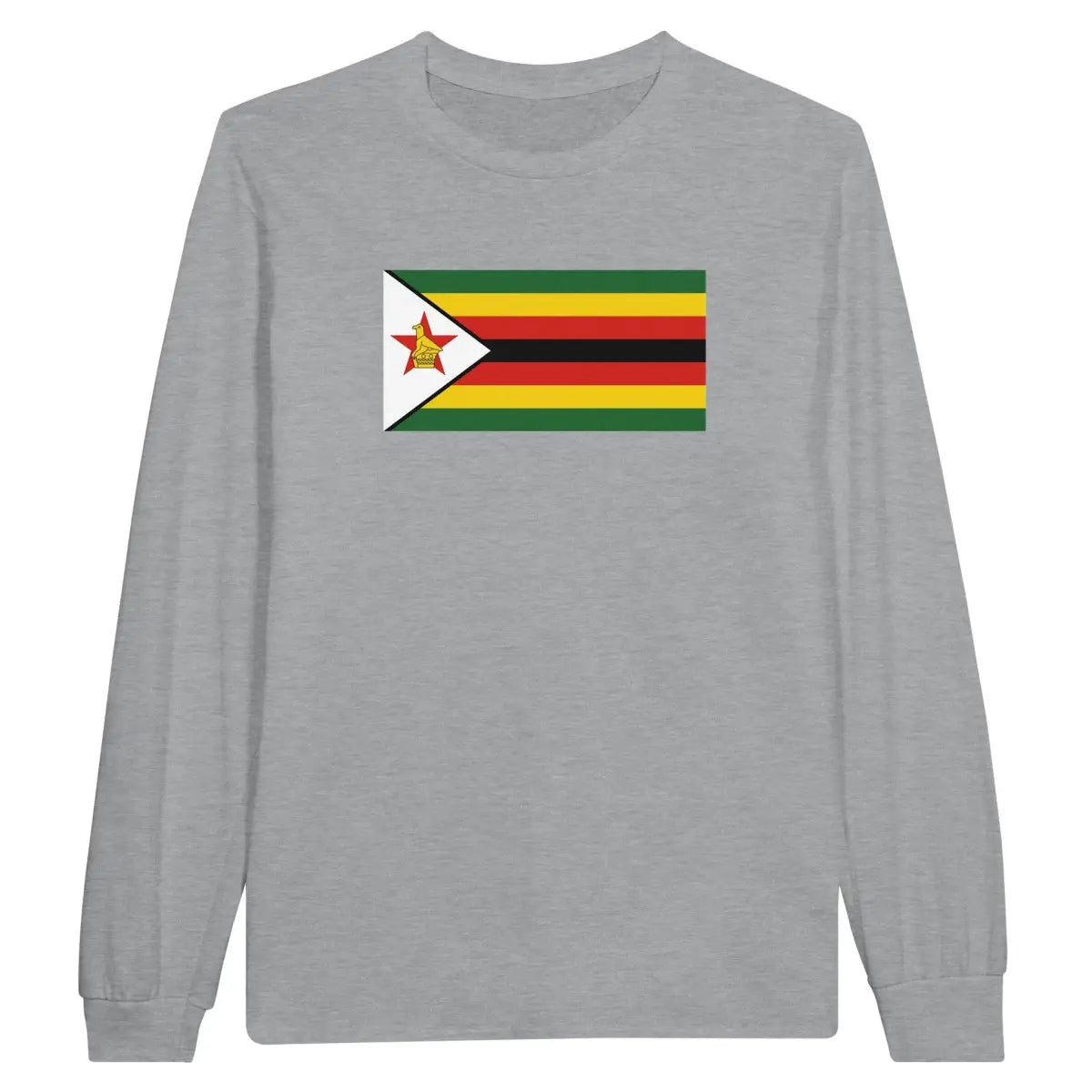 T-shirt à manches longues Drapeau du Zimbabwe - Pixelforma 