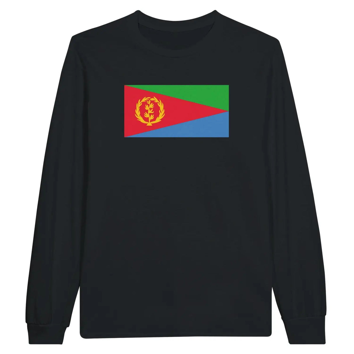 T-shirt à manches longues drapeau érythrée - pixelforma