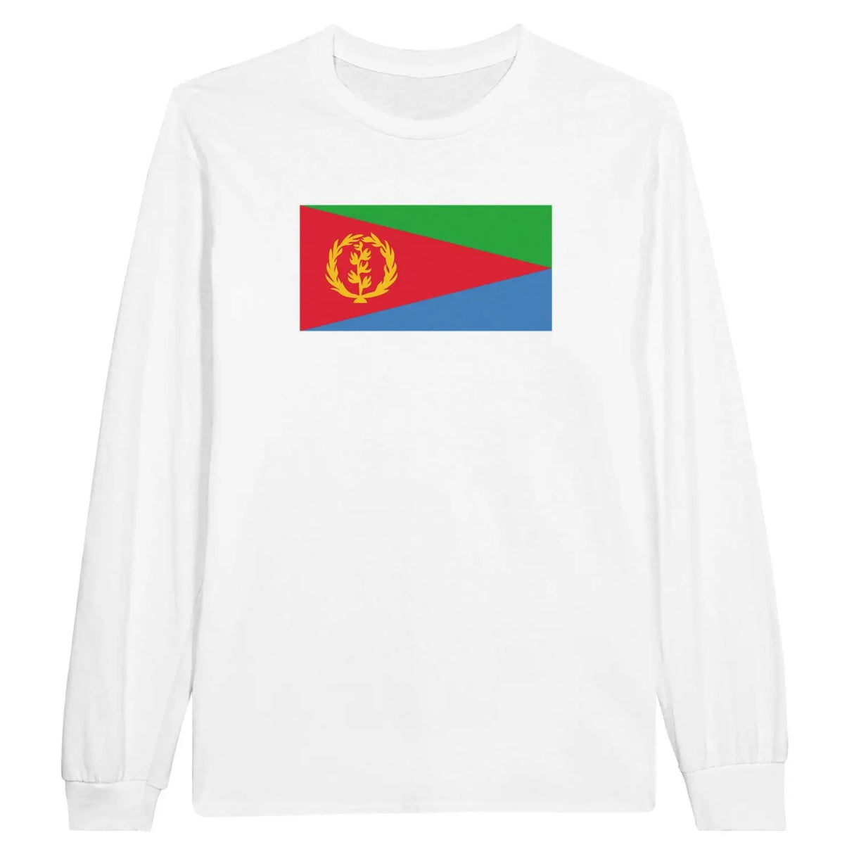 T-shirt à manches longues drapeau érythrée - pixelforma