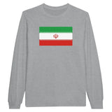 T-shirt à manches longues drapeau iran - pixelforma