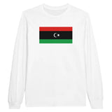 T-shirt à manches longues drapeau libye - pixelforma
