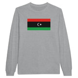 T-shirt à manches longues drapeau libye - pixelforma