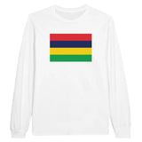 T-shirt à manches longues drapeau maurice - pixelforma