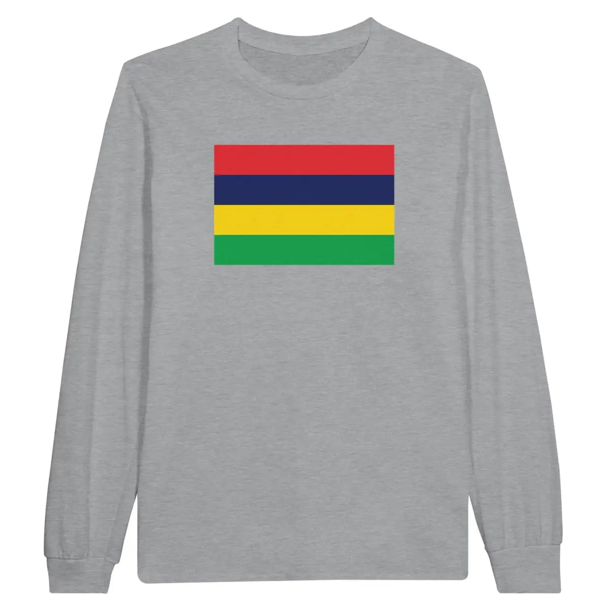 T-shirt à manches longues drapeau maurice - pixelforma