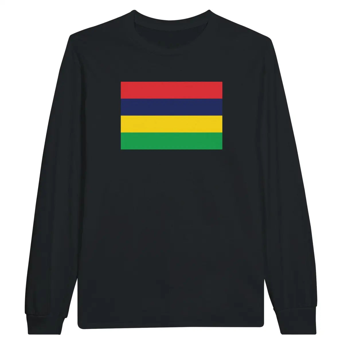 T-shirt à manches longues drapeau maurice - pixelforma