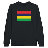 T-shirt à manches longues drapeau maurice - pixelforma