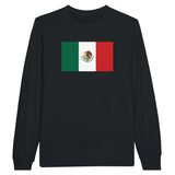 T-shirt à manches longues drapeau mexique - pixelforma