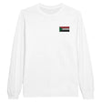 T-shirt à manches longues soudan broderie couleur coton