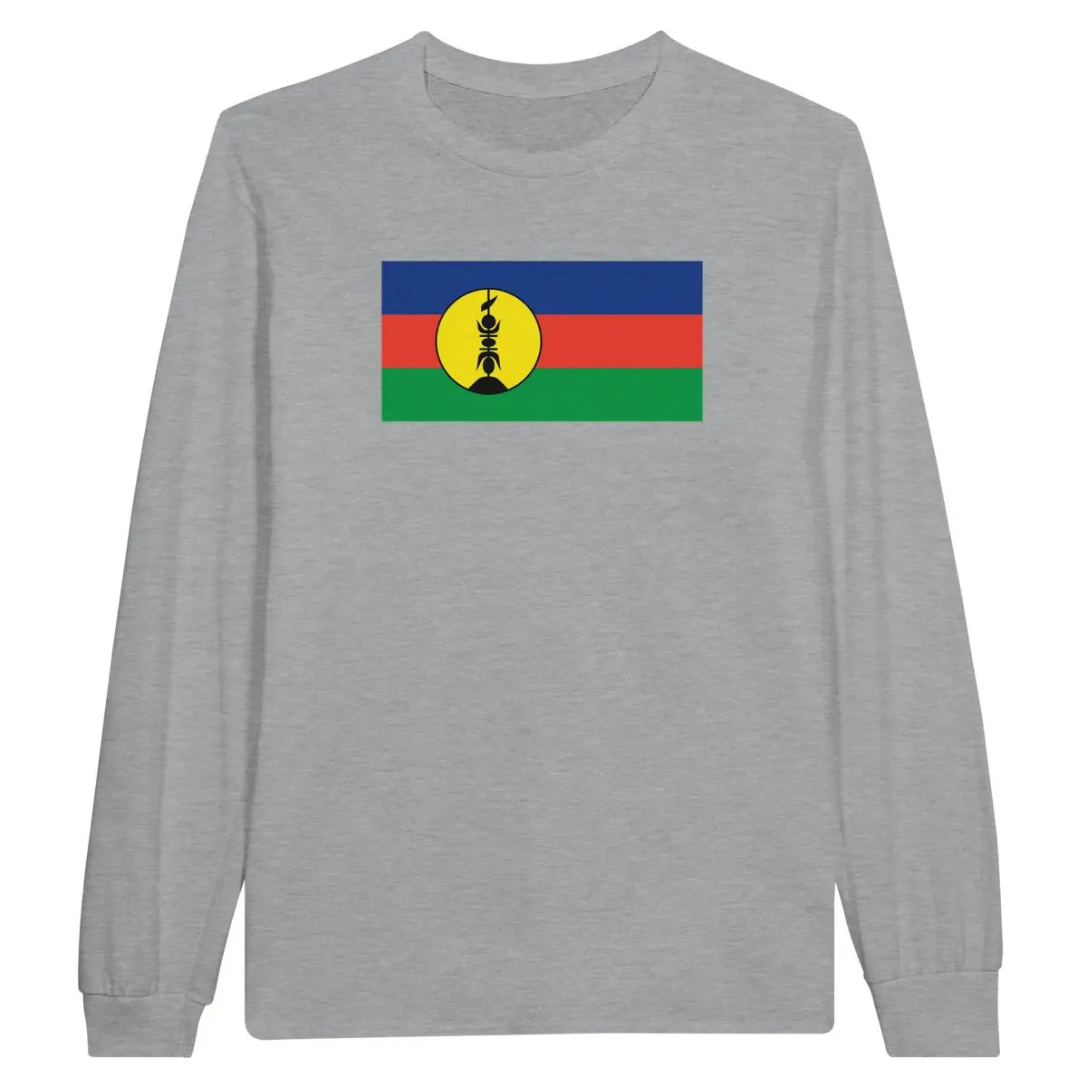 T-shirt à manches longues Drapeaux de la Nouvelle-Calédonie - Pixelforma 