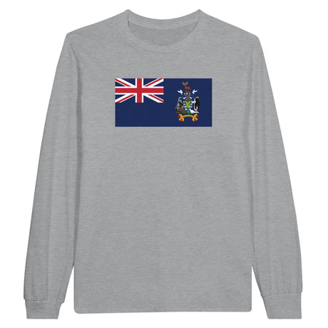 T-shirt à manches longues géorgie du sud coton mélangé