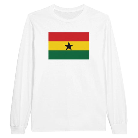 T-shirt à manches longues ghana coton mélangé imprimé doux