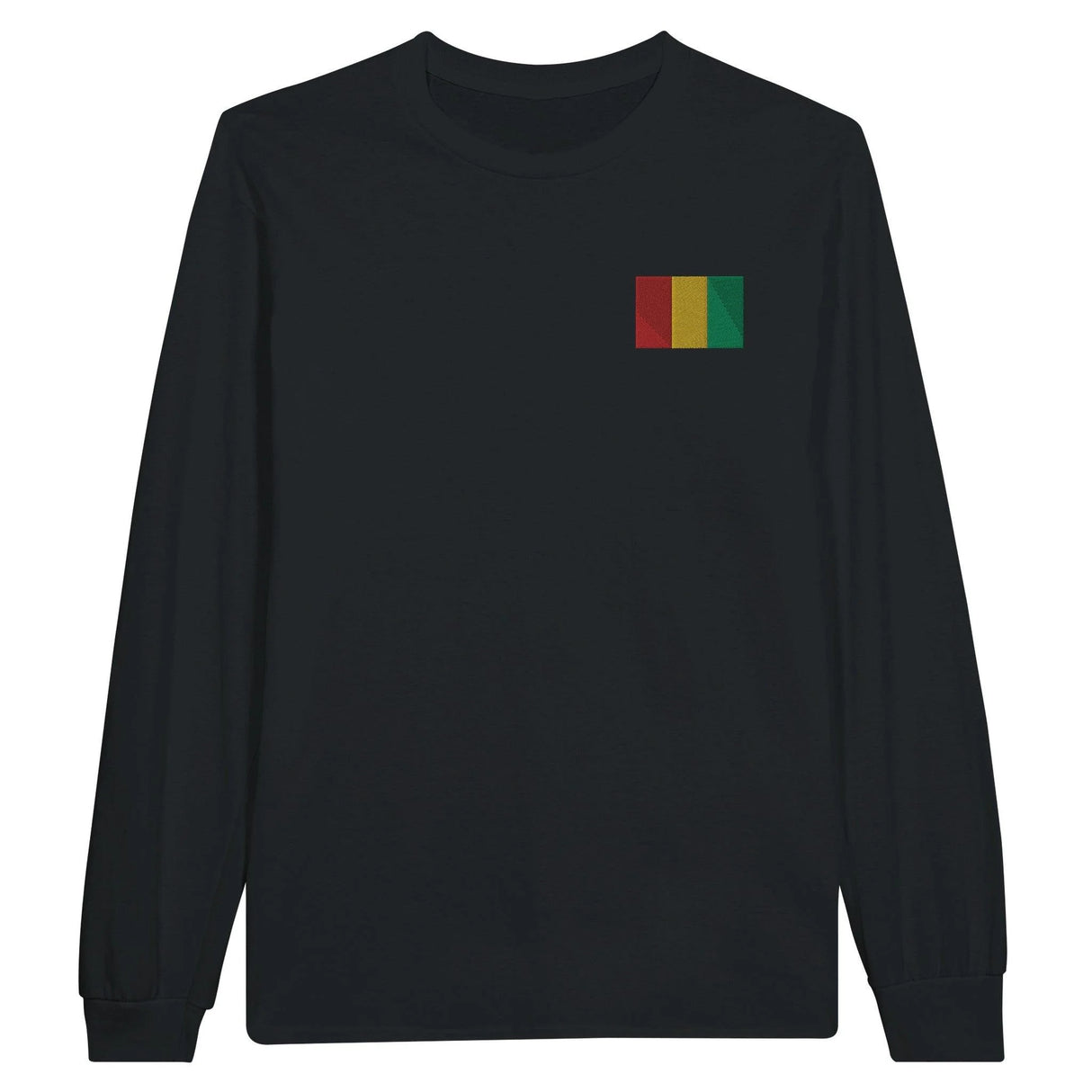 T-shirt à manches longues guinée brodé coton mélangé