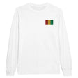 T-shirt à manches longues guinée brodé coton mélangé