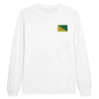 T-shirt à manches longues guyane coton mélangé brodé