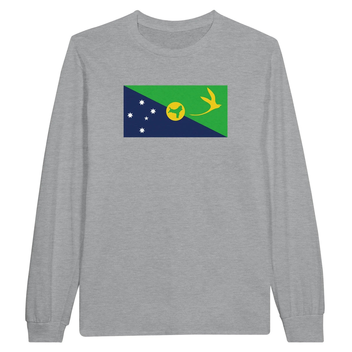 T-shirt à manches longues île christmas coton mélangé