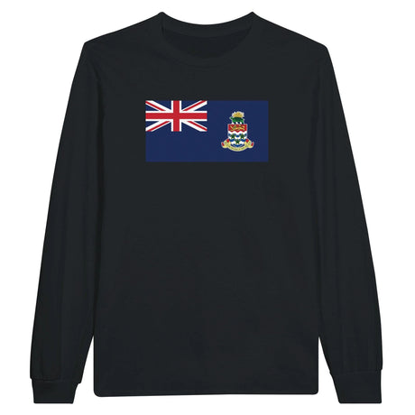 T-shirt à manches longues îles caïmans coton mélangé