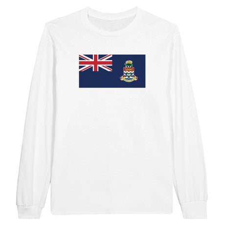 T-shirt à manches longues îles caïmans coton mélangé