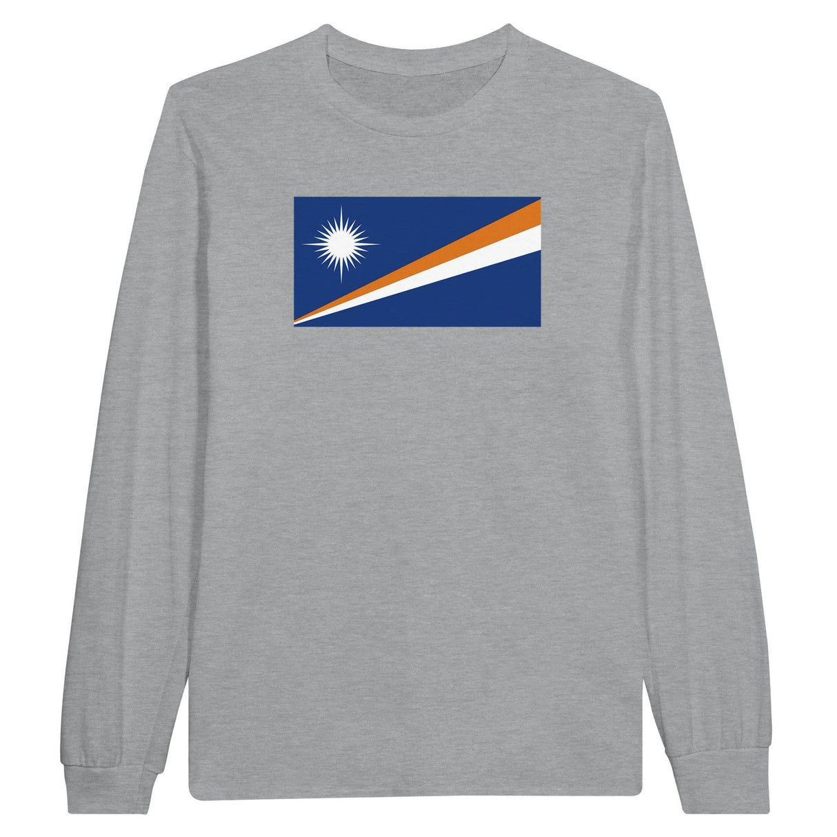 T-shirt à manches longues îles marshall coton mélangé
