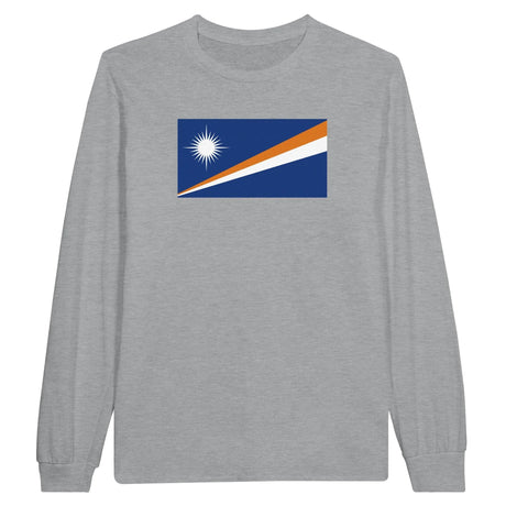 T-shirt à manches longues îles marshall coton mélangé