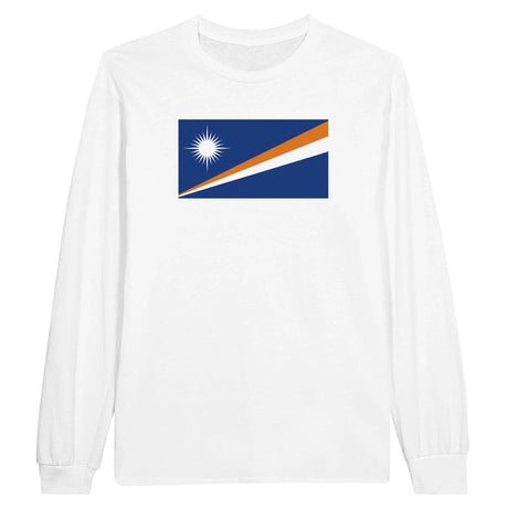T-shirt à manches longues îles marshall coton mélangé