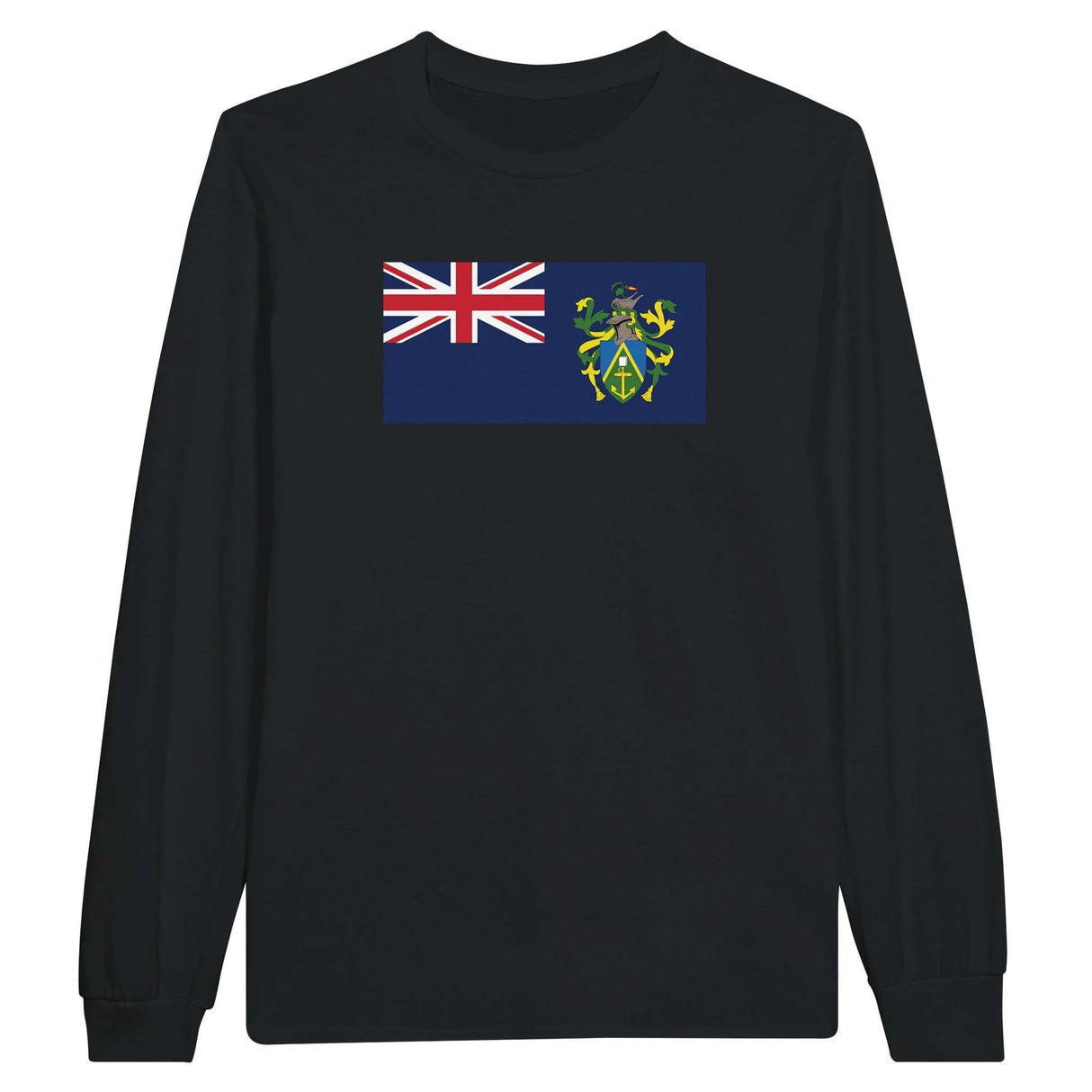 T-shirt à manches longues îles pitcairn coton mélangé