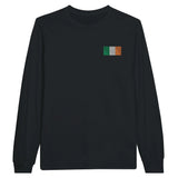T-shirt à manches longues irlande broderie coton mélangé