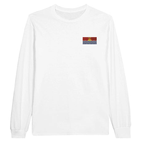 T-shirt à manches longues kiribati coton broderie couleur