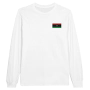 T-shirt à manches longues libye broderie coton mélangé