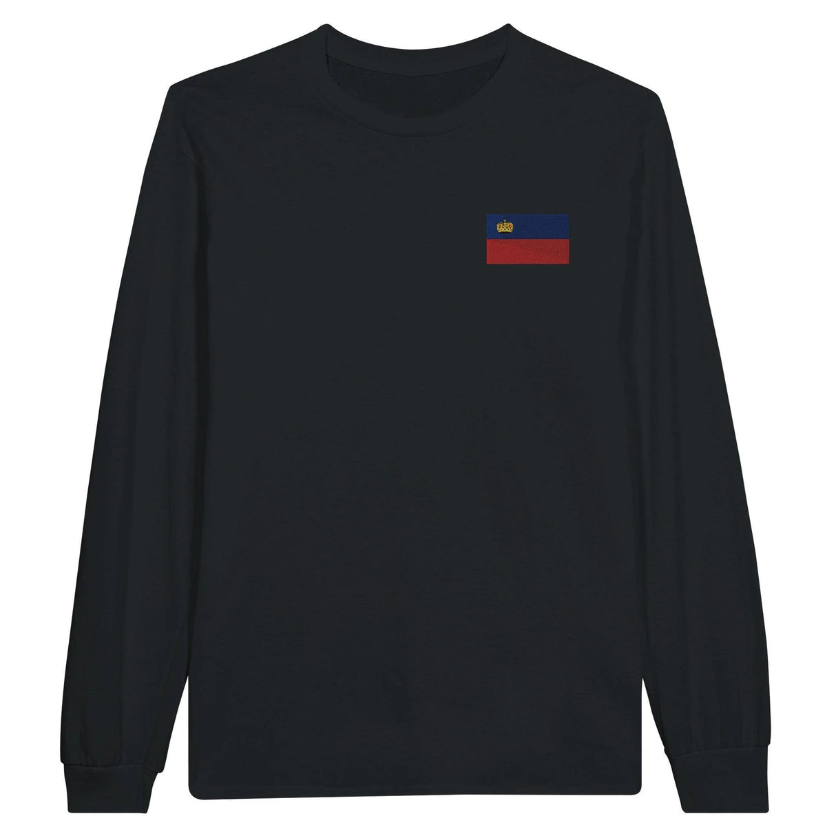 T-shirt à manches longues liechtenstein coton broderie