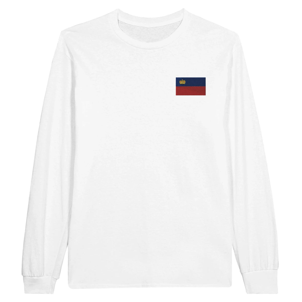 T-shirt à manches longues liechtenstein coton broderie