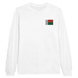 T-shirt à manches longues madagascar coton broderie couleur