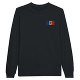 T-shirt à manches longues moldavie broderie coton doux