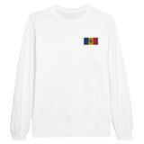 T-shirt à manches longues moldavie broderie coton doux