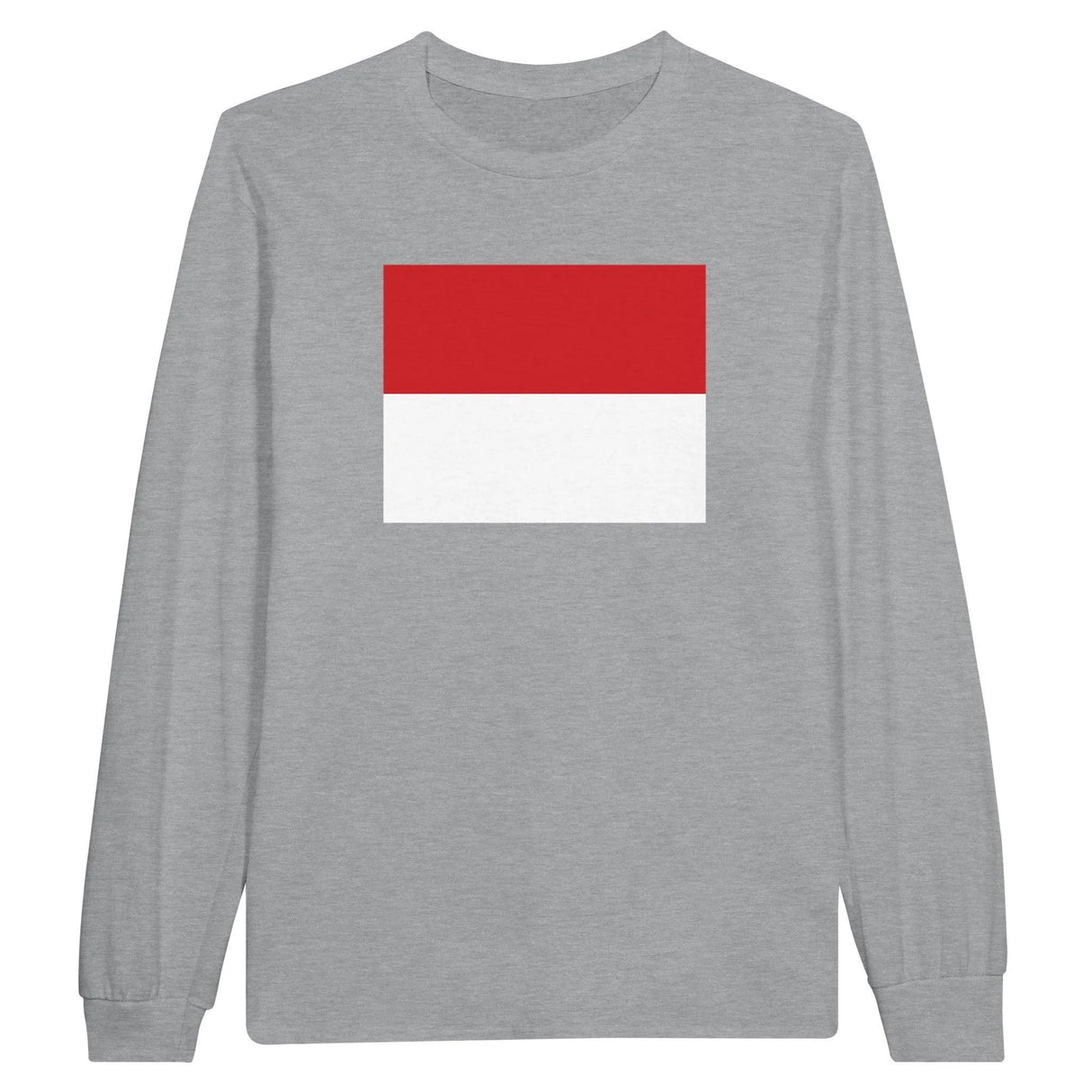 T-shirt à manches longues monaco coton mélangé imprimé