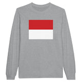 T-shirt à manches longues monaco coton mélangé imprimé