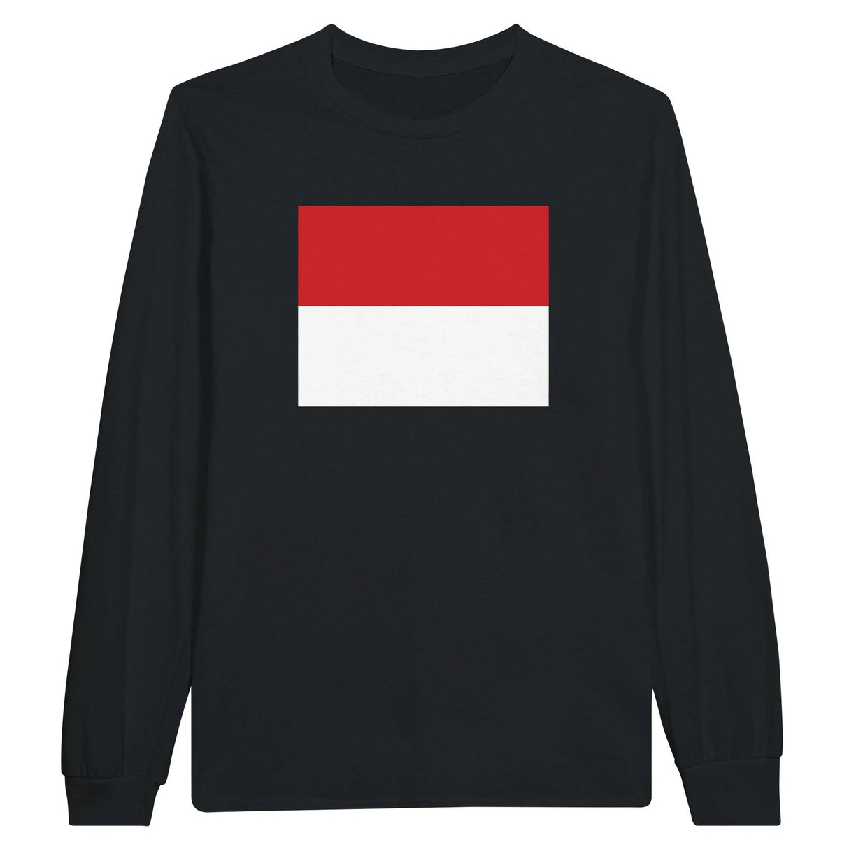 T-shirt à manches longues monaco coton mélangé imprimé