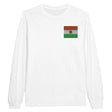 T-shirt à manches longues niger broderie coton doux