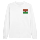 T-shirt à manches longues niger broderie coton doux