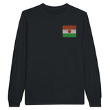 T-shirt à manches longues niger broderie coton doux