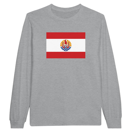 T-shirt à manches longues polynésie française coton mélangé