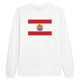 T-shirt à manches longues polynésie française coton mélangé