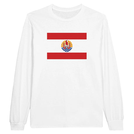 T-shirt à manches longues polynésie française coton mélangé
