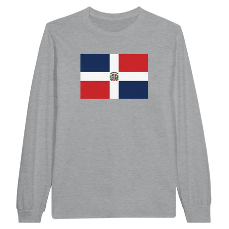 T-shirt à manches longues république dominicaine coton mélangé