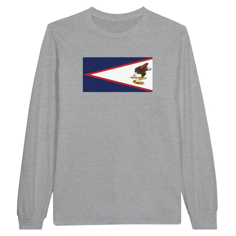 T-shirt à manches longues samoa américaines coton mélangé