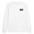 T-shirt à manches longues soudan broderie couleur coton
