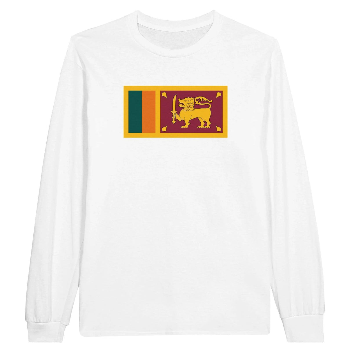 T-shirt à manches longues sri lanka coton mélangé imprimé