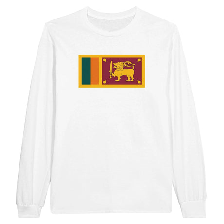 T-shirt à manches longues sri lanka coton mélangé imprimé