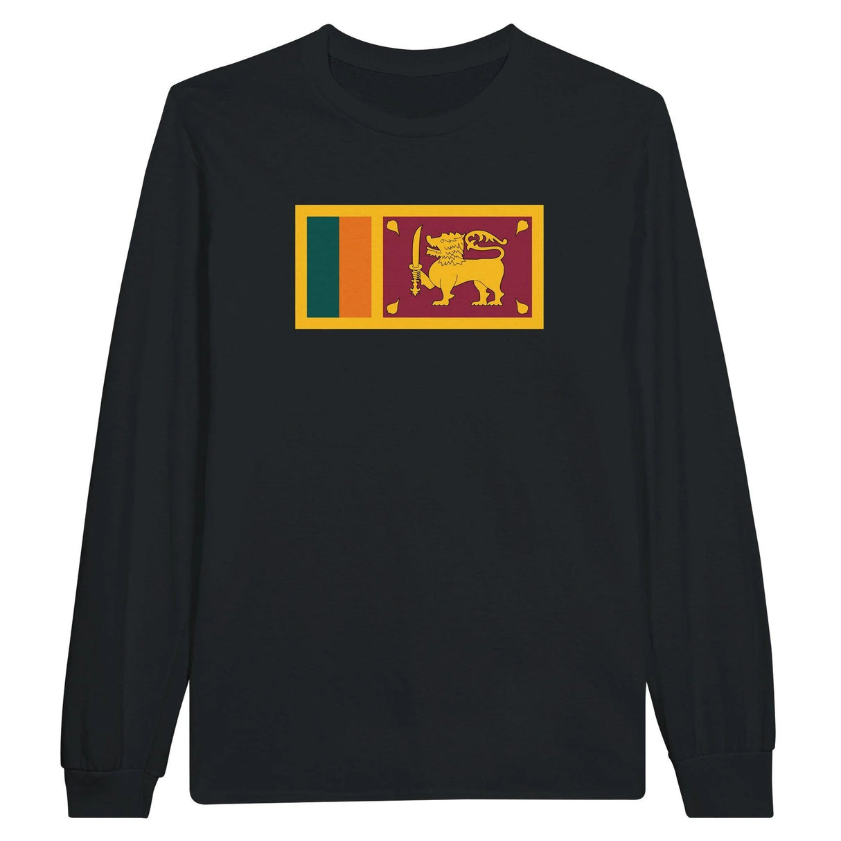 T-shirt à manches longues sri lanka coton mélangé imprimé