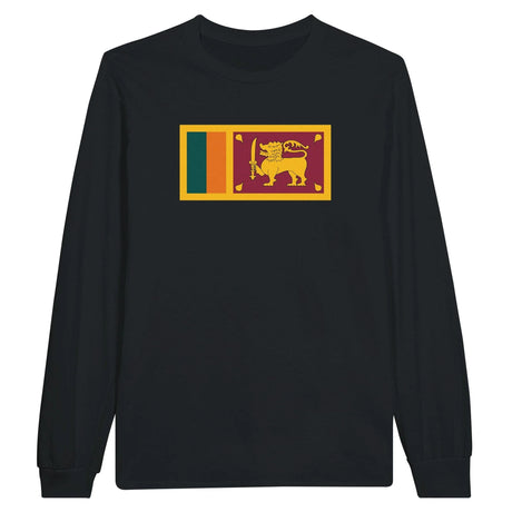 T-shirt à manches longues sri lanka coton mélangé imprimé