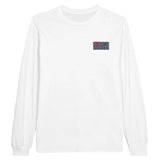 T-shirt à manches longues territoire britannique coton brodé